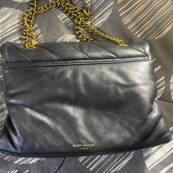 Large cross, body or shoulder bag, Kurt Geiger, black - Picture 2 of 3